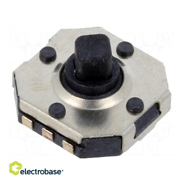 Microswitch TACT | SPST-NO | Pos: 2 | 0.05A/12VDC | SMD | none | 1.6N
