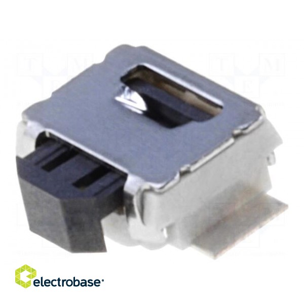 Microswitch TACT | SPST-NO | Pos: 2 | 0.05A/12VDC | SMT | 0.49N | 2.5x3mm