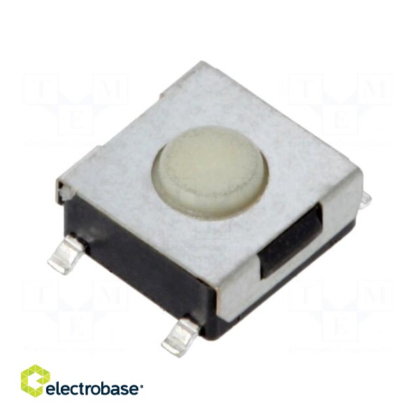 Microswitch TACT | SPST-NO | Pos: 2 | 0.05A/12VDC | SMT | 1.57N | 3.1mm
