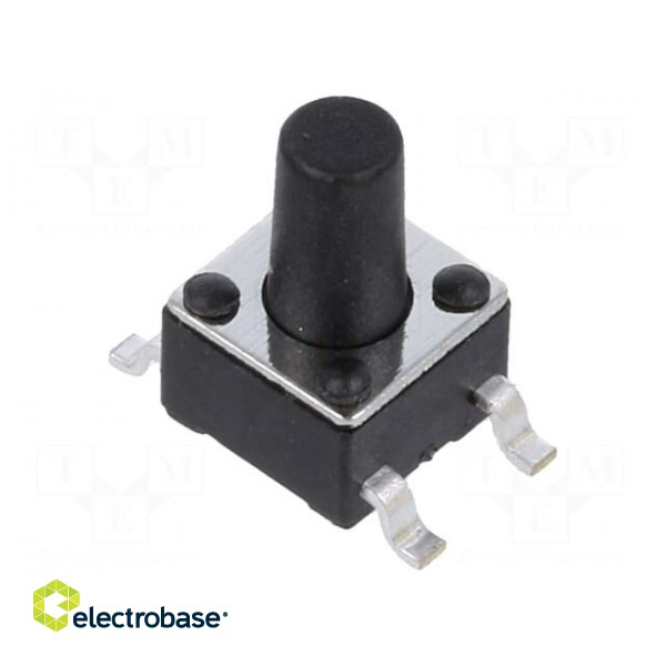 Microswitch TACT | SPST-NO | Pos: 2 | 0.05A/12VDC | SMT | 1.57N | 7mm