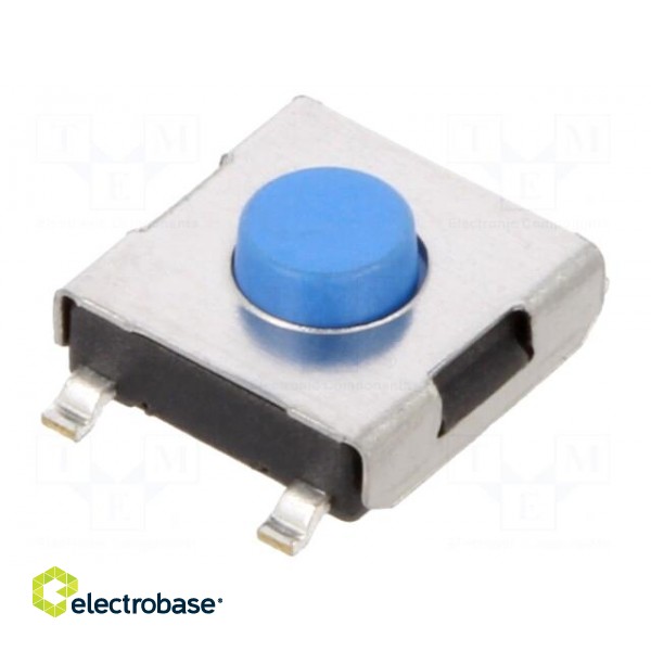 Microswitch TACT | SPST-NO | Pos: 2 | 0.05A/12VDC | SMT | 1.6N | 3.1mm