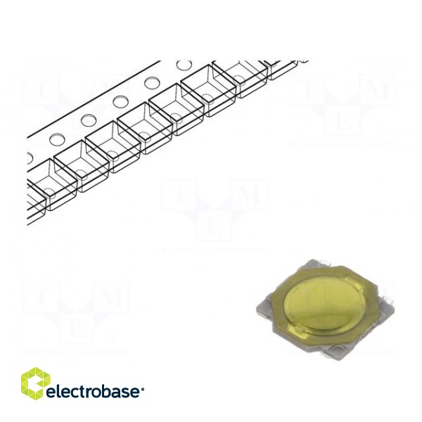 Microswitch TACT | SPST-NO | Pos: 2 | 0.05A/12VDC | SMT | 2.3N | OFF-(ON)