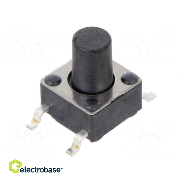 Microswitch TACT | SPST-NO | Pos: 2 | 0.05A/12VDC | SMT | none | 1.57N