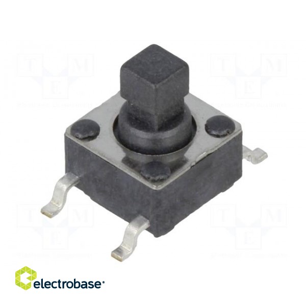 Microswitch TACT | SPST-NO | Pos: 2 | 0.05A/12VDC | SMT | none | 1.57N