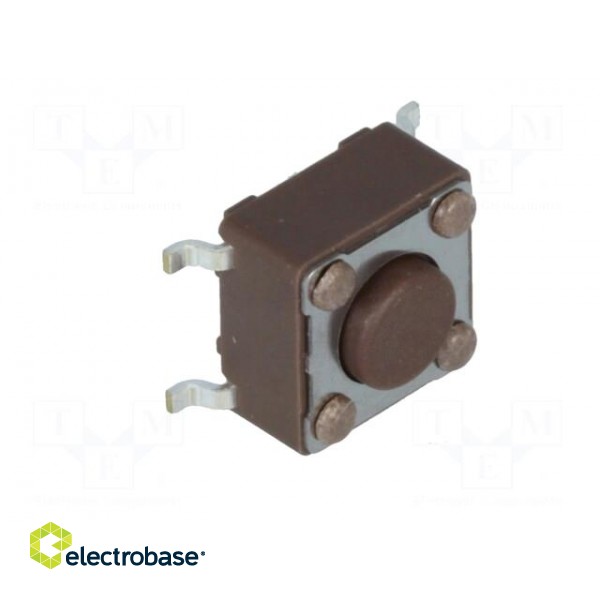 Microswitch TACT | SPST-NO | Pos: 2 | 0.05A/12VDC | SMT | none | 1.6N image 8