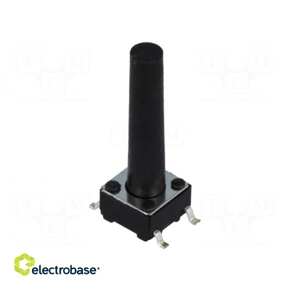 Microswitch TACT | SPST-NO | Pos: 2 | 0.05A/12VDC | SMT | none | 1.6N