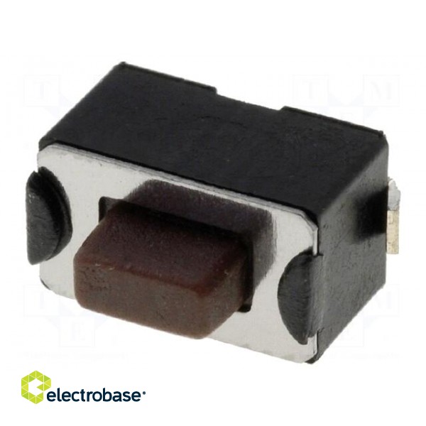 Microswitch TACT | SPST-NO | Pos: 2 | 0.05A/12VDC | SMT | none | 1.6N