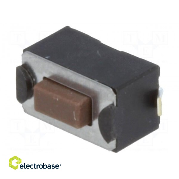 Microswitch TACT | SPST-NO | Pos: 2 | 0.05A/12VDC | SMT | none | 1.6N фото 1