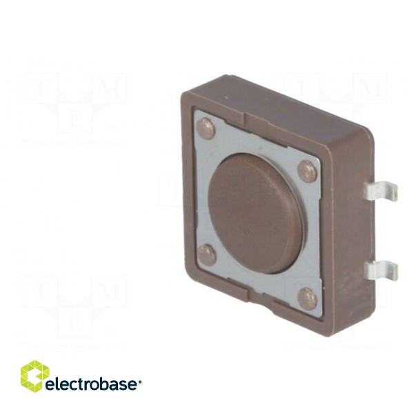 Microswitch TACT | SPST-NO | Pos: 2 | 0.05A/12VDC | SMT | none | 1.6N image 2