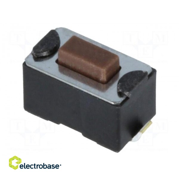 Microswitch TACT | SPST-NO | Pos: 2 | 0.05A/12VDC | SMT | none | 1.6N image 1