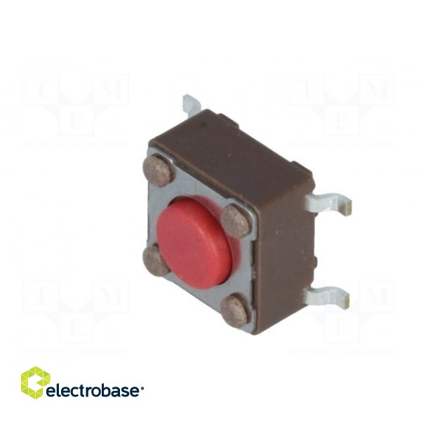 Microswitch TACT | SPST-NO | Pos: 2 | 0.05A/12VDC | SMT | none | 2.6N image 2