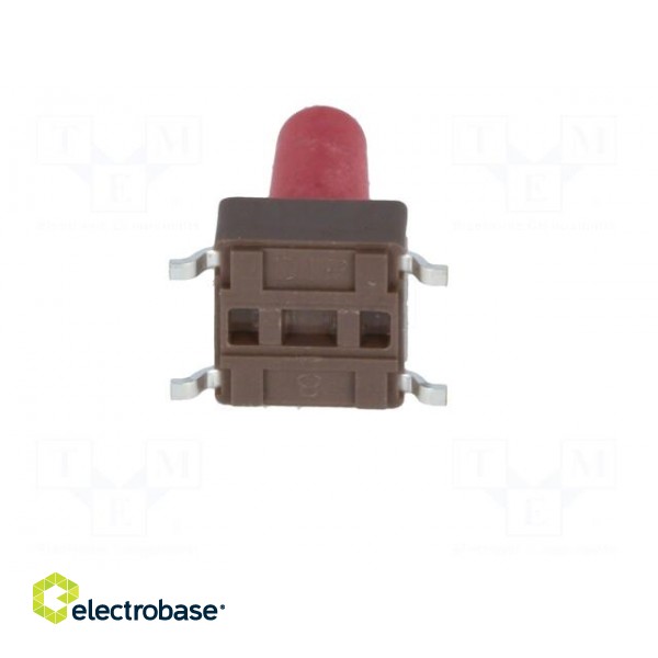 Microswitch TACT | SPST-NO | Pos: 2 | 0.05A/12VDC | SMT | none | 2.6N фото 5