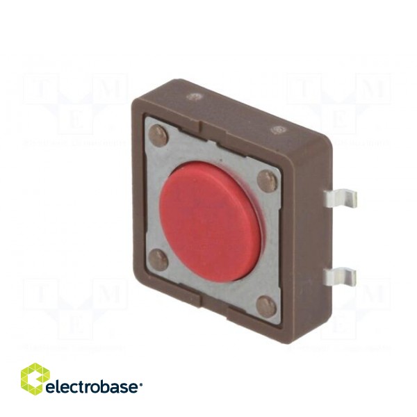 Microswitch TACT | SPST-NO | Pos: 2 | 0.05A/12VDC | SMT | none | 2.6N фото 2