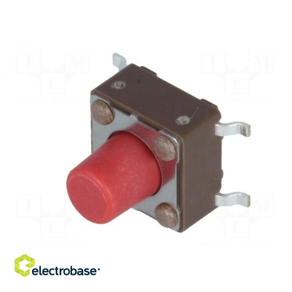 Microswitch TACT | SPST-NO | Pos: 2 | 0.05A/12VDC | SMT | none | 2.6N image 2