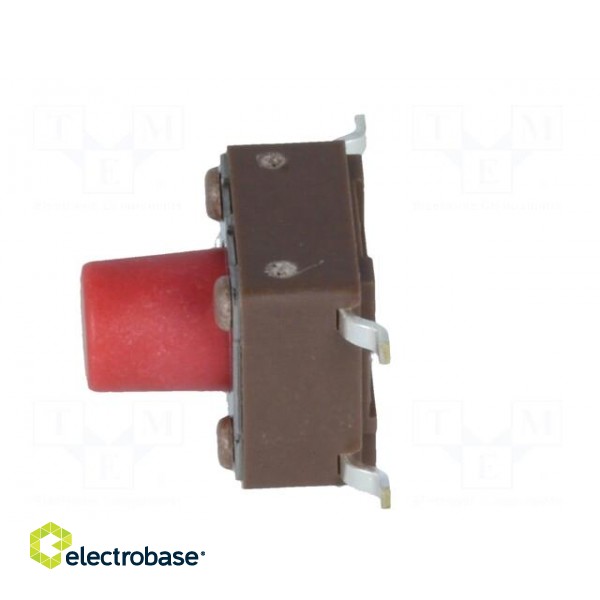 Microswitch TACT | SPST-NO | Pos: 2 | 0.05A/12VDC | SMT | none | 2.6N image 3