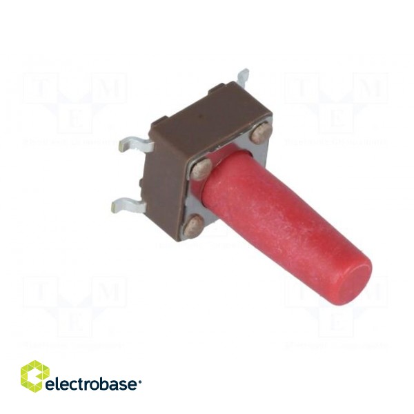 Microswitch TACT | SPST-NO | Pos: 2 | 0.05A/12VDC | SMT | none | 2.6N image 8