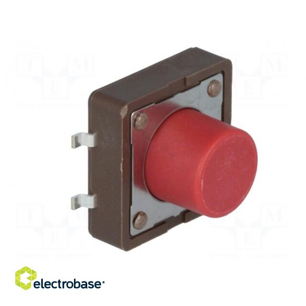 Microswitch TACT | SPST-NO | Pos: 2 | 0.05A/12VDC | SMT | none | 2.6N image 8
