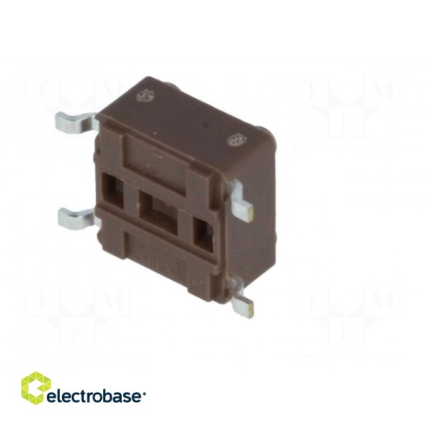 Microswitch TACT | SPST-NO | Pos: 2 | 0.05A/12VDC | SMT | none | 2.6N image 6