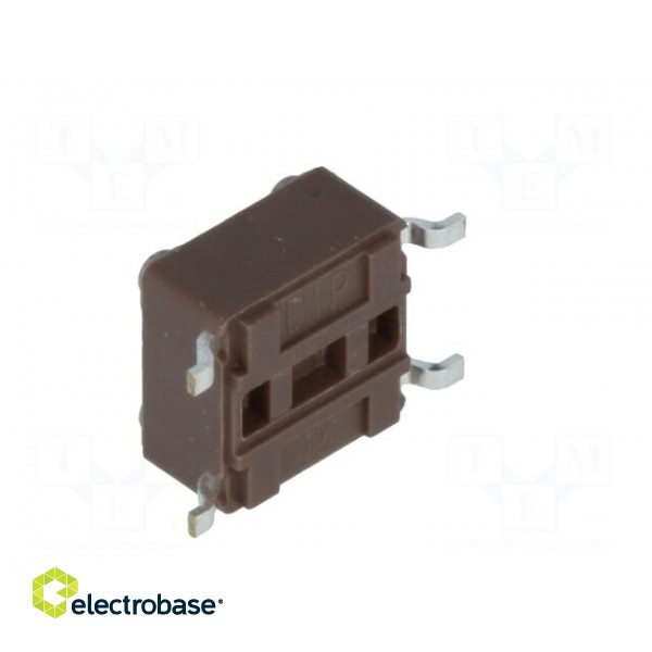 Microswitch TACT | SPST-NO | Pos: 2 | 0.05A/12VDC | SMT | none | 2.6N paveikslėlis 4