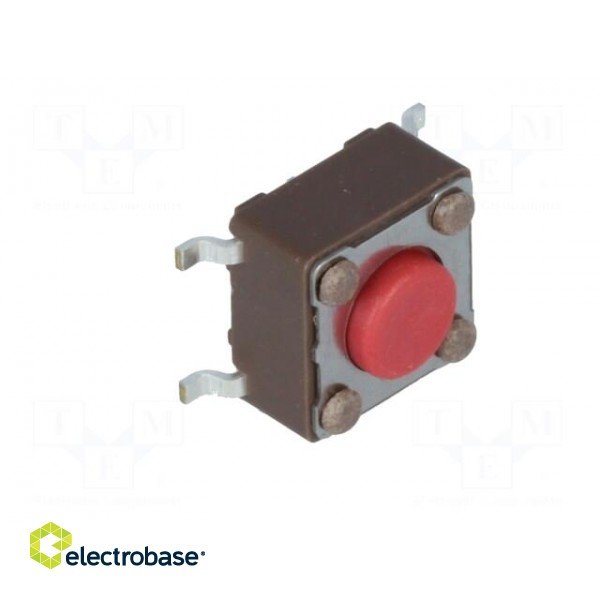 Microswitch TACT | SPST-NO | Pos: 2 | 0.05A/12VDC | SMT | none | 2.6N paveikslėlis 8