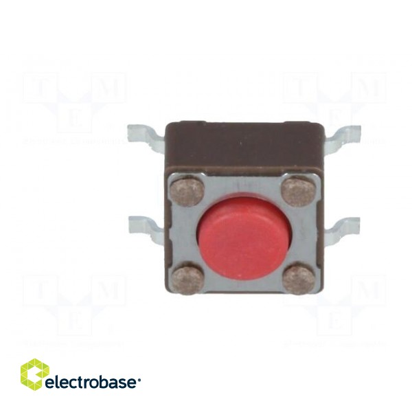 Microswitch TACT | SPST-NO | Pos: 2 | 0.05A/12VDC | SMT | none | 2.6N paveikslėlis 9