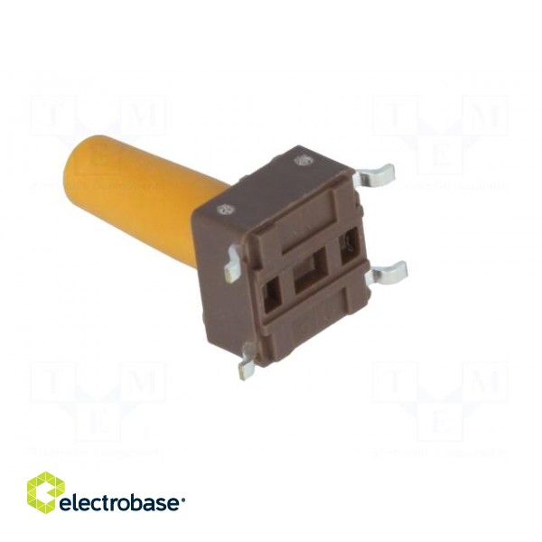 Microswitch TACT | SPST-NO | Pos: 2 | 0.05A/12VDC | SMT | none | 3.2N image 4