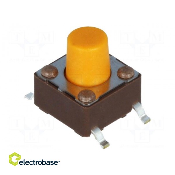 Microswitch TACT | SPST-NO | Pos: 2 | 0.05A/12VDC | SMT | none | 3.2N фото 1