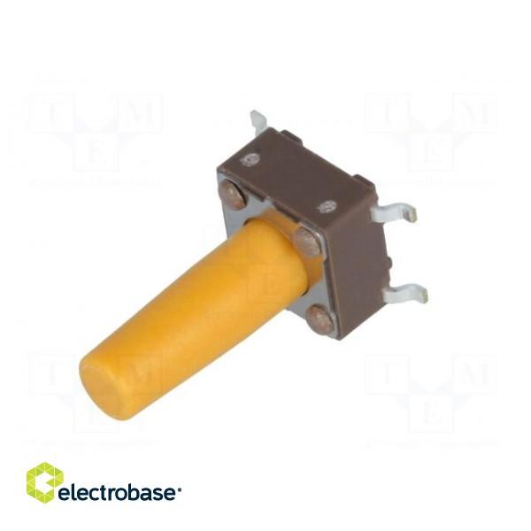 Microswitch TACT | SPST-NO | Pos: 2 | 0.05A/12VDC | SMT | none | 3.2N image 2