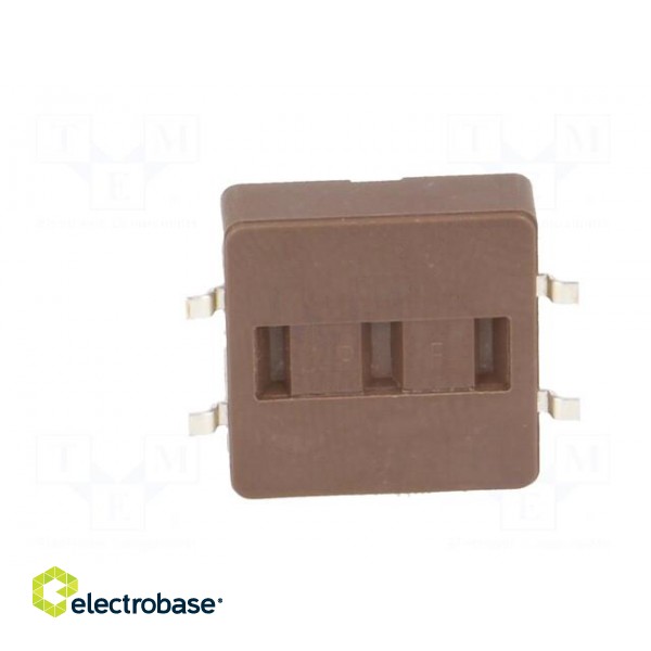 Microswitch TACT | SPST-NO | Pos: 2 | 0.05A/12VDC | SMT | none | 3.2N image 3