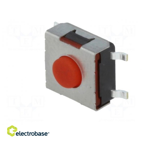 Microswitch TACT | SPST-NO | Pos: 2 | 0.05A/12VDC | SMT | none | 3.8mm image 2