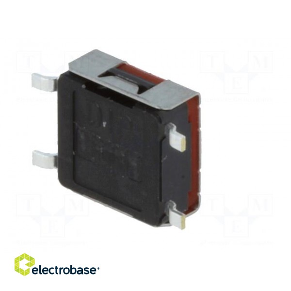 Microswitch TACT | SPST-NO | Pos: 2 | 0.05A/12VDC | SMT | none | 3.8mm image 6