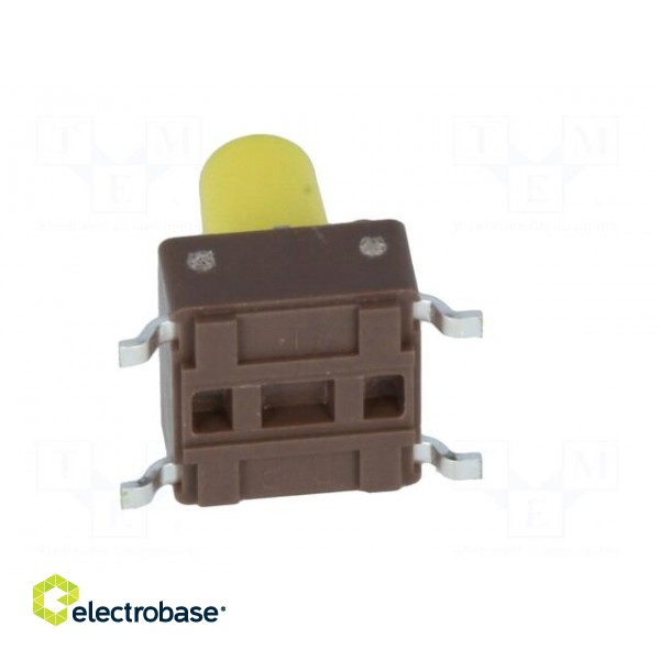 Microswitch TACT | SPST-NO | Pos: 2 | 0.05A/12VDC | SMT | none | 5.2N image 5