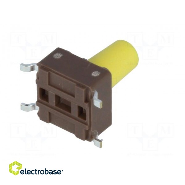 Microswitch TACT | SPST-NO | Pos: 2 | 0.05A/12VDC | SMT | none | 5.2N фото 6