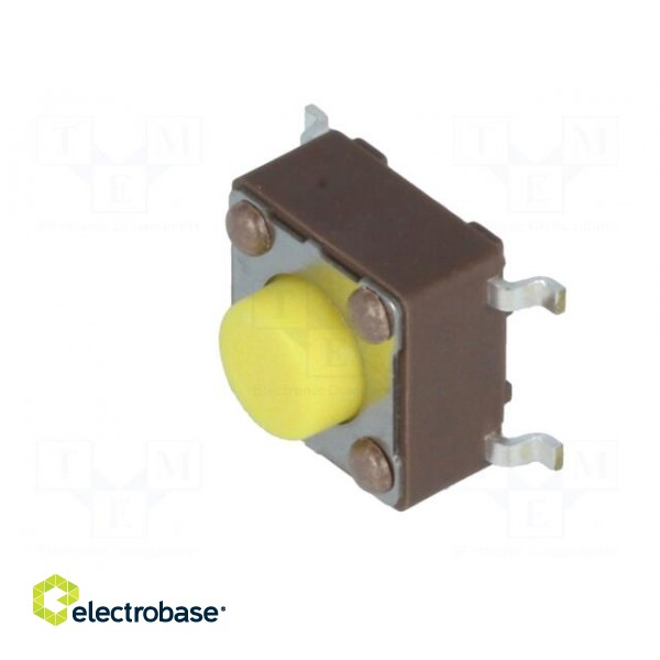 Microswitch TACT | SPST-NO | Pos: 2 | 0.05A/12VDC | SMT | none | 5.2N image 2