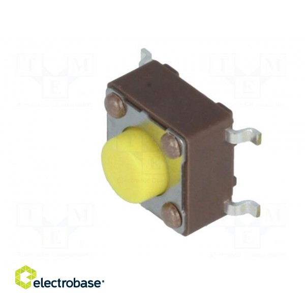 Microswitch TACT | SPST-NO | Pos: 2 | 0.05A/12VDC | SMT | none | 5.2N paveikslėlis 2