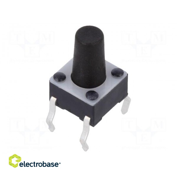 Microswitch TACT | SPST-NO | Pos: 2 | 0.05A/12VDC | THT | 1.57N | 6x6x4mm