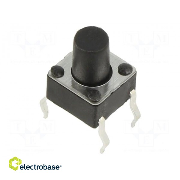 Microswitch TACT | SPST-NO | Pos: 2 | 0.05A/12VDC | THT | 1.6N | 6x6mm