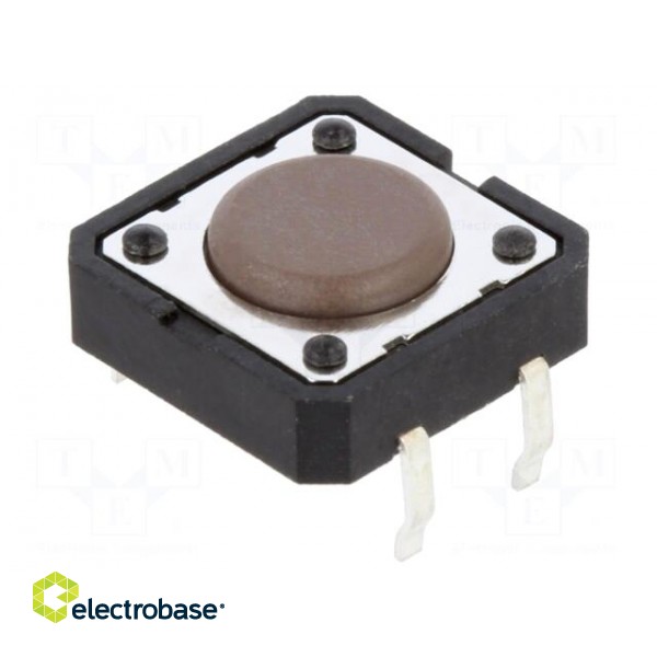 Microswitch TACT | SPST-NO | Pos: 2 | 0.05A/12VDC | THT | 1.8N | 4.3mm