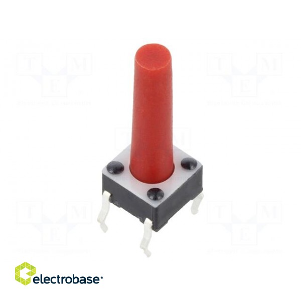 Microswitch TACT | SPST-NO | Pos: 2 | 0.05A/12VDC | THT | 2.45N | 6x6x4mm