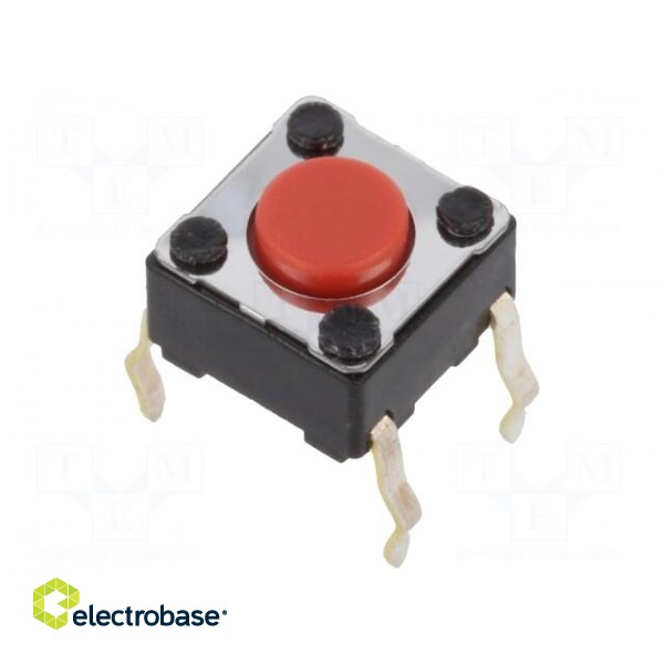 Microswitch TACT | SPST-NO | Pos: 2 | 0.05A/12VDC | THT | 2.55N | 4.3mm