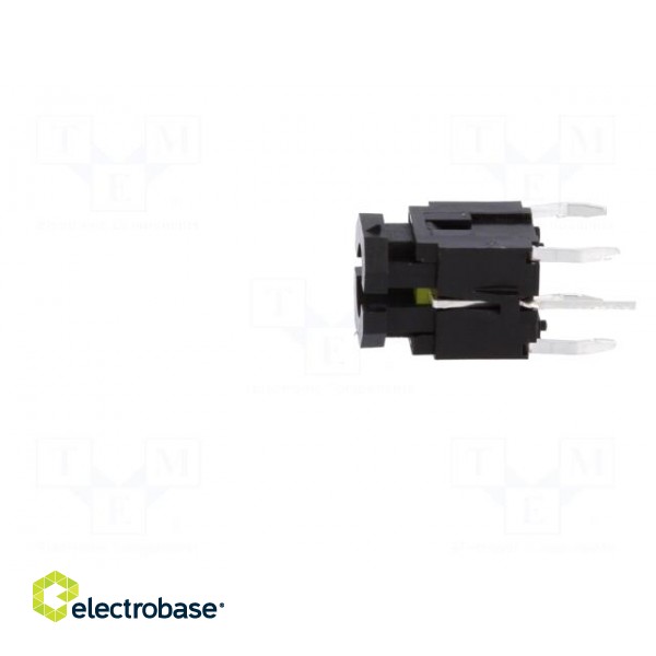 Microswitch TACT | SPST-NO | Pos: 2 | 0.05A/12VDC | THT | LED | white фото 3