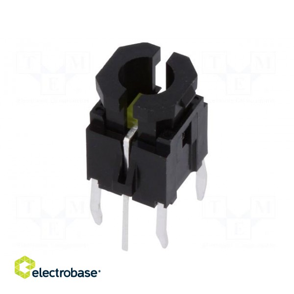 Microswitch TACT | SPST-NO | Pos: 2 | 0.05A/12VDC | THT | LED | white image 1