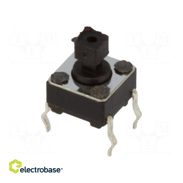 Microswitch TACT | SPST-NO | Pos: 2 | 0.05A/12VDC | THT | none | 1.5N image 1