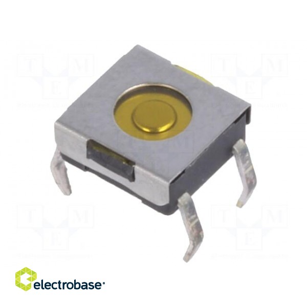 Microswitch TACT | SPST-NO | Pos: 2 | 0.05A/12VDC | THT | none | 1.6N