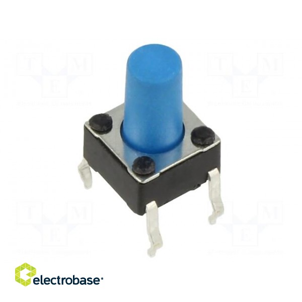 Microswitch TACT | SPST-NO | Pos: 2 | 0.05A/12VDC | THT | none | 1.6N