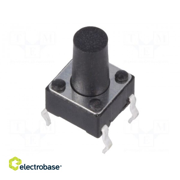 Microswitch TACT | SPST-NO | Pos: 2 | 0.05A/12VDC | THT | none | 1N | 6x6mm