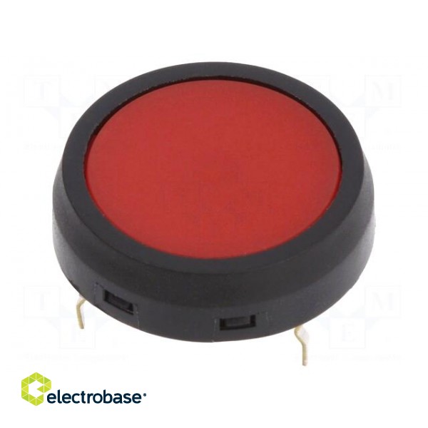 Microswitch TACT | SPST-NO | Pos: 2 | 0.05A/24VDC | Ø17.7x3mm | round image 1