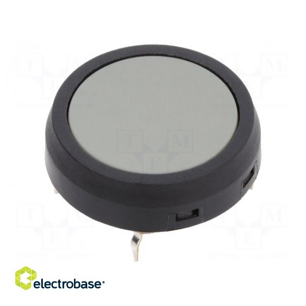 Microswitch TACT | SPST-NO | Pos: 2 | 0.05A/24VDC | Ø17.7x3mm | round image 1