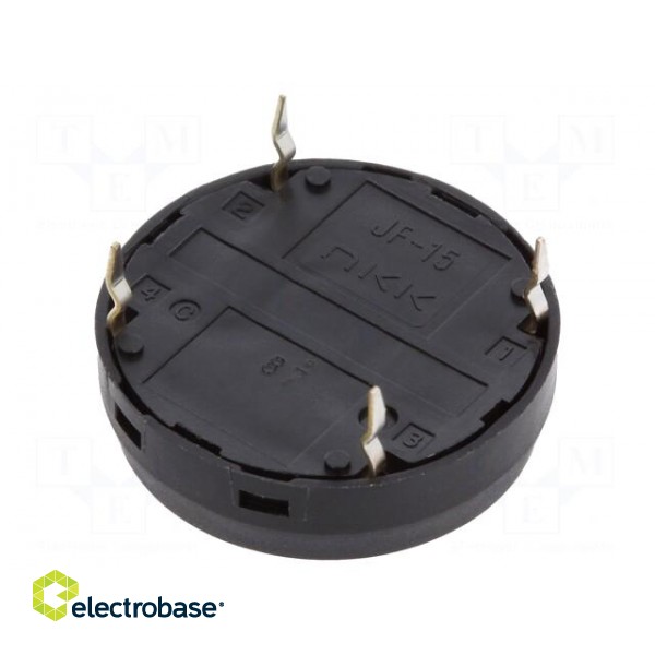 Microswitch TACT | SPST-NO | Pos: 2 | 0.05A/24VDC | Ø17.7x3mm | round image 2