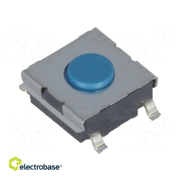 Microswitch TACT | SPST-NO | Pos: 2 | 0.05A/24VDC | SMT | none | 2.55N image 1